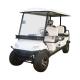 white 4+2 Road legal electric Golf cart with front bumper and 14 inch tire low price and high quality