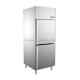 Hot 1 Door Stainless Steel Fridge Two Doors Kitchen Refrigerator Vertical Display Fridge Chiller Freezer