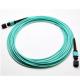 LSZH Jacket OM3 MPO Trunk Cable 12 Core UPC 30m Multimode