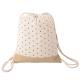 Customized Organic Cotton Mesh Drawstring Bags BSCI SEDEX Pillar 4 Audit