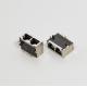 High Standard RJ45 Network Connector Double Layer With LED Lamp Custom