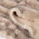 Thick Heavyweight Fabric for Home Textiles Dyed Faux Rabbit Fur 100% Polyester Elastic