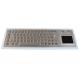 PS2 IP67 Industrial Level Keyboard With Cursor Touchpad