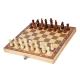 Chess Set for Adults Kids Wooden Foldable Chess Board Tabletop Chess Game Toy Set