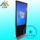 Bank Touch Screen Digital Signage Kiosk With Wheels , 55 Inch HD Screen