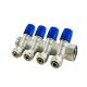 Floor Heating Water Pex Manifold With Brass Fittings 2-6 Ways Customized Size For Water Distributor