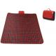 Red Checkered Picnic Blanket Sand Proof For Outdoor Family Party