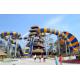 Children / Adults Thrilling Huge tornado water slide for commercial playground equipment