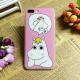 PC+TPU Silk Grain Love Elf Cartoon Image Back Cover Cell Phone Case For iPhone 7 6s Plus