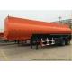 2 Axle  Stainless Steel Oil Fuel Petrol Diesel Tank Semi Trailer  2 Compartments  36m3