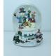 Custom made water snow globe musical of Christmas Nativity Decoration for