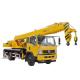 High Operating Efficiency 6 Ton Mobile Truck Crane With Straight Telescopic Boom