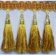 Shiny top quality polyester eco-friendly tassel fringes for pillow decoration