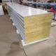 Fireproof Cheap Thermal Insulation Rock Wool Sandwich Panel Board Metal Skin 0.5mm