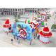Candy Floss Shape Inflatable Booth For Promotion 210d Pvc Coated Fabric Material