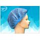 Colorful PP Nonwoven Clip Disposable Surgical Caps double elastic  for Cleanroom Lab