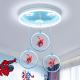 Creative Cartoon Spider-Man Eye Protection Led Ceiling Light For Bedroom Room Children'S Room