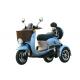 20AH Battery Electric Three Wheel Motorcycle 6-8h Charge Time With Rear / Front Box