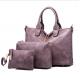 PU Combined Bag Fashion Handbags for Women Multi-purpose Three-piece Tote Bags
