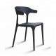 Stackable Plastic Dining Chairs Comfortable With Human Mechanics Design