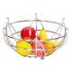 Good quality & cheap price awesome stainless steel or silver chrome iron metal wire fruit basket fruit bowl