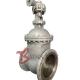 Durable Flange Cast Steel Gate Valve A216 WCB PN25 Dn600 / 24 Inch Size