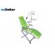 Colorful Dental Chair Unit Portable Patient Chair With Spittoon Lamp And Tray