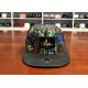 Polyester Sublimation Flat Brim Snapback Hats Custom Tie Dye Trucker Cap