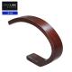 Adjustable Solid Wooden Chair Armrest Replacement Reddish Brown For Home Office