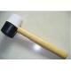 black white rubber hammer mallet, black white rubber mallet ash wood handle