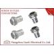 3/4 inch 1 inch Flexible Conduit Fittings Outlet Box Screw Connector with Locknut
