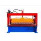 Industrial Metal Roof Panel Machine , Blue Color Roofing Sheet Forming Machine 