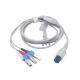 TPU Jackets Veterinary ECG Cable Flat Clip Connection Compatible With Contec C80Vet