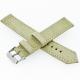 Solid Color 24mm Canvas Strap Watch Band Custom Shape