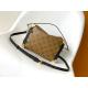 Coated Canvas Cruise Presbyopia Louis Vuitton M46358 LV Side Trunk Monogram Shoulder Bag