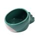 Green 13*7cm 10*5cm Round Pet Ceramic Bowl Dinosaur Shape Anti Vomiting Ceramic Dog Bowls