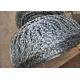 Stainless Steel Razor Barbed Wire Dark Green Wire Of Painted Iron