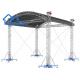 Free Combination Aluminum Alloy Event Concert Stage Truss Curved Roof Rounded Truss Structure