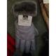 Winter gloves--wind stop fleece with fake fur for girls and ladies