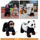 Coin OP Toy Motorcycle on Animal, Ride on Panda Autocycle, Toy Machine Rides on Animal