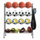 Factory Custom Color Size Metal Basketball Rack Sport Ball Storage Garage Sports Ball Rack for Garage