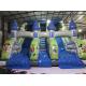 Disney Cartoons Commercial Inflatable Water Slides Fun Castle Mickey Painting High Standard slide