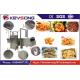 Industrial Continuous Belt Food Frying Machine 380v 57KW For Burgle Chips
