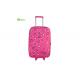 600D Polyester Printing Material Luggage Bag Sets with Skate Wheels