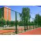 Playground Green PVC Coated Chain Link Fence 6 Foot Galvanized 50x50mm