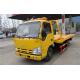 ISUZU 4X2 100HP Wrecker Tow Truck 4.2 Meters Flatbed Accident Recovery Truck