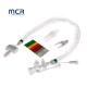72H Double Swivel Connector Closed Suction Catheter/System Y Type For Adult With Soft Blue Suction Tip