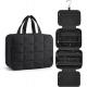 Black Large Carry-on Travel Accessories Essentials Puffy Makeup Cosmetic Custom