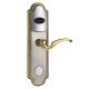 Smart Plated Gold / Nickel Electronic Door Lock RFID Card Digital Keyless Door Locks