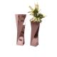 Rotation style tall metal bucket flower pots and planters